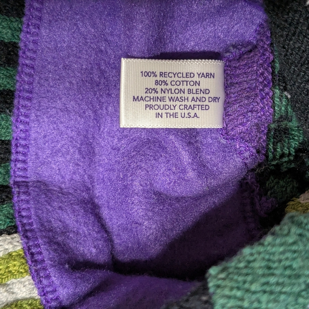 Solmate Socks Colorful Patchwork Knit Beanie - image 5